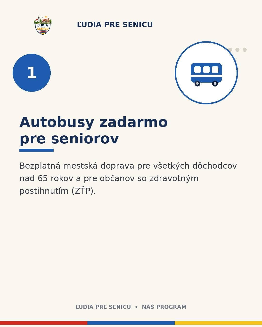 Autobusy zadarmo pre seniorov